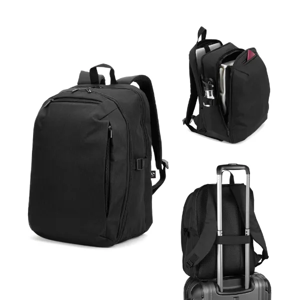 RD 92540-Mochila personalizada em poliéster reciclado para notebook 16 polegadas RD 92540-Mochila personalizada em poliéster reciclado para notebook 16 polegadas